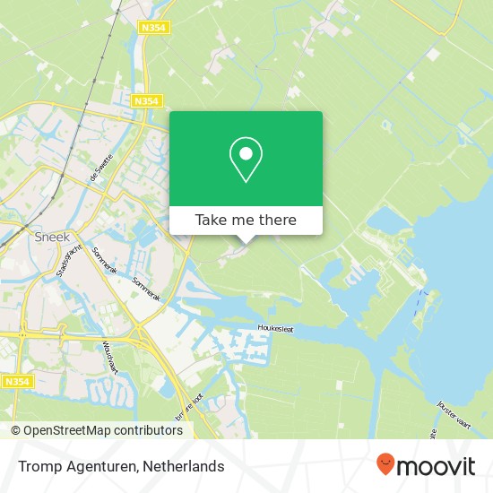 Tromp Agenturen map