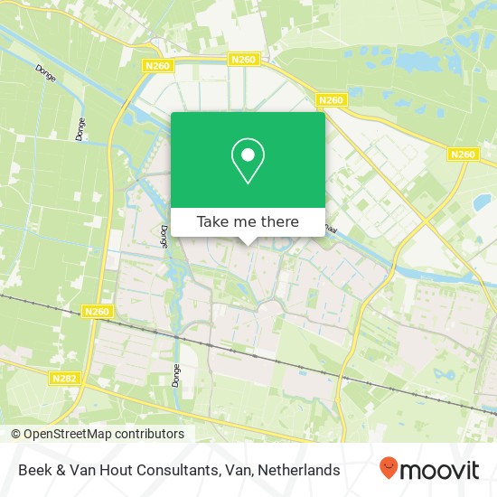 Beek & Van Hout Consultants, Van map