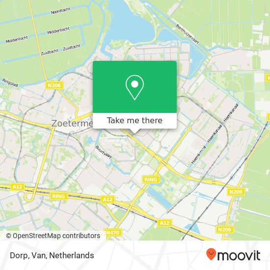 Dorp, Van map