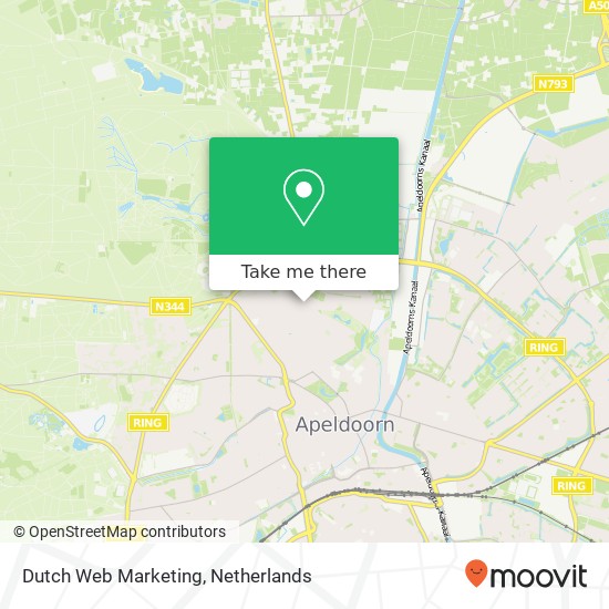 Dutch Web Marketing Karte