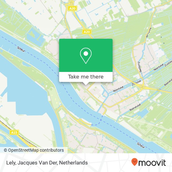 Lely, Jacques Van Der map