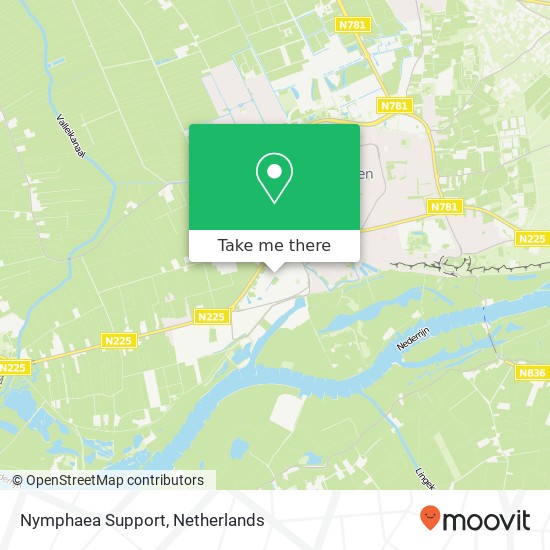 Nymphaea Support map