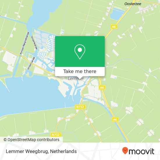 Lemmer Weegbrug map