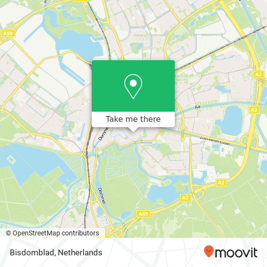 Bisdomblad map