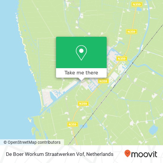 De Boer Workum Straatwerken Vof map