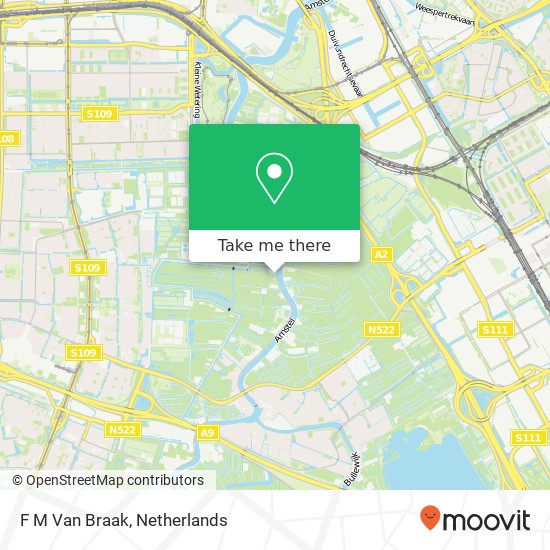F M Van Braak map