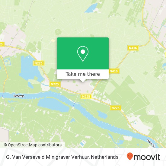 G. Van Verseveld Minigraver Verhuur map