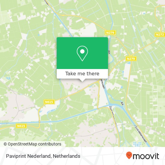 Paviprint Nederland map