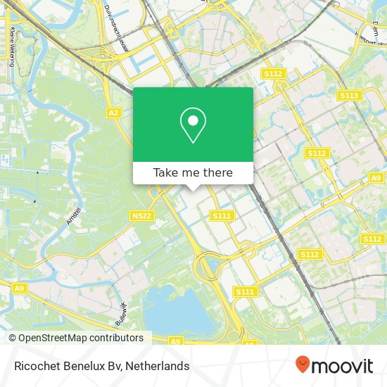 Ricochet Benelux Bv map