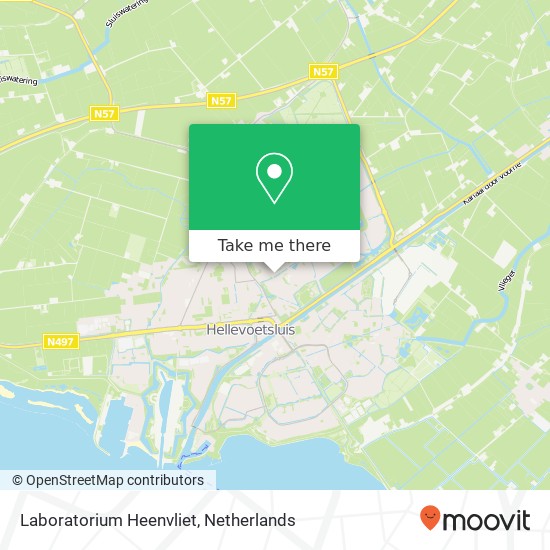 Laboratorium Heenvliet map