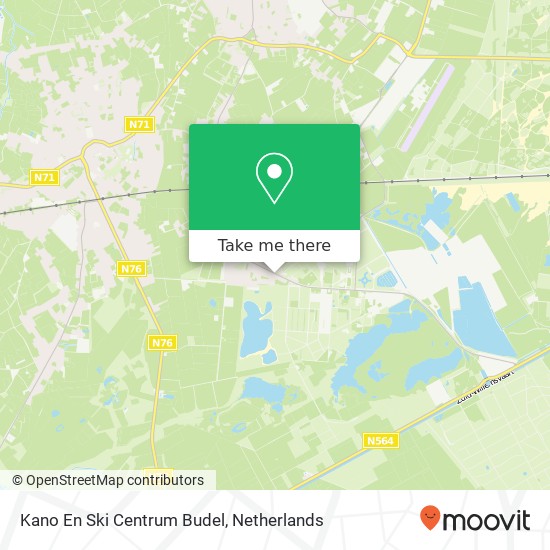 Kano En Ski Centrum Budel map