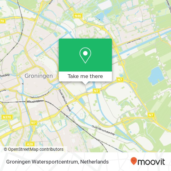 Groningen Watersportcentrum map