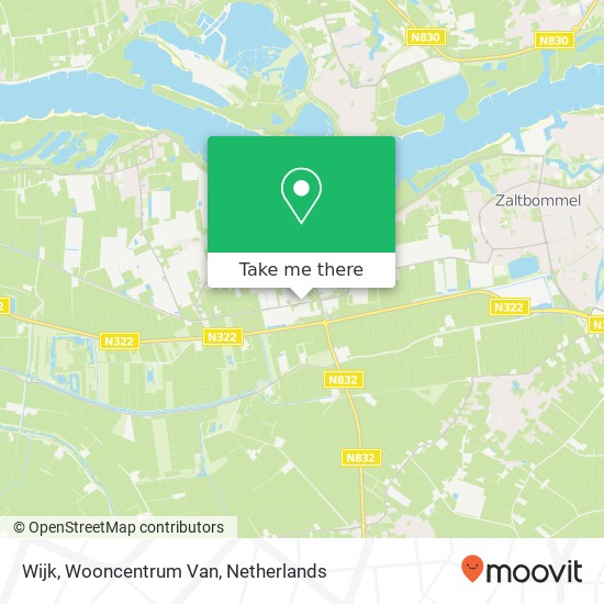 Wijk, Wooncentrum Van map