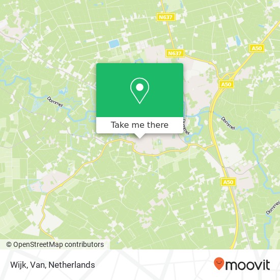 Wijk, Van map