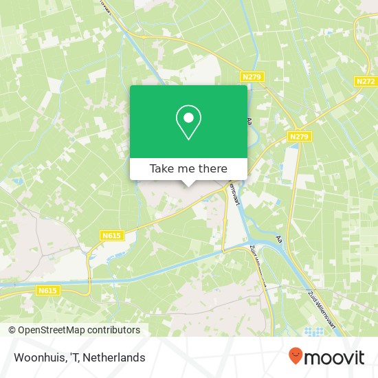 Woonhuis, 'T map