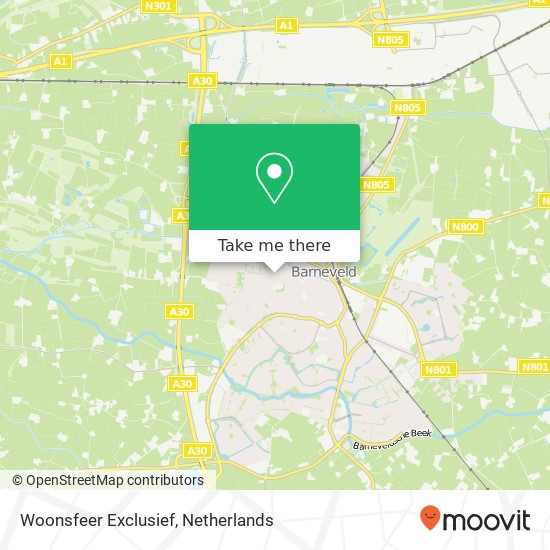 Woonsfeer Exclusief map