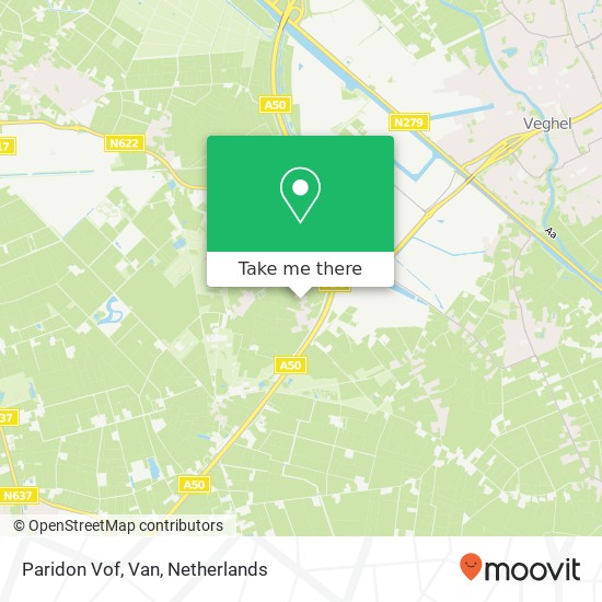 Paridon Vof, Van map