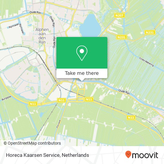 Horeca Kaarsen Service map