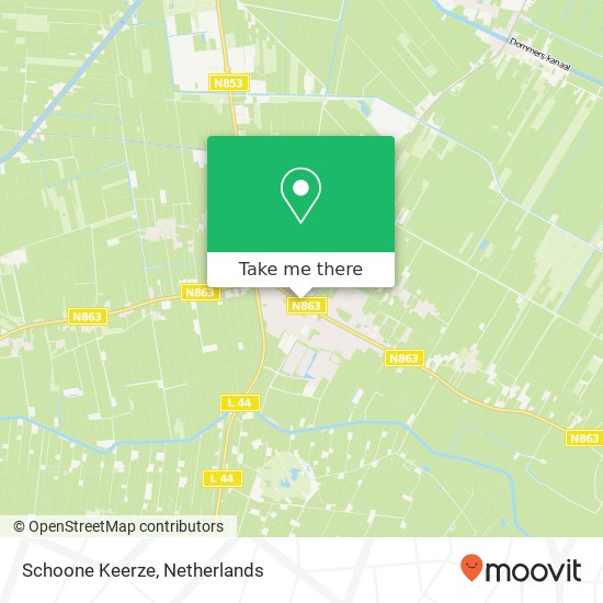 Schoone Keerze map