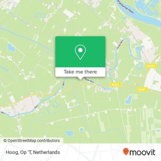 Hoog, Op 'T map