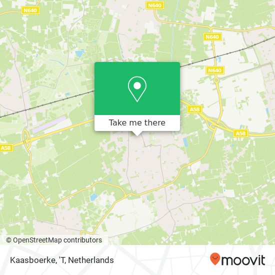 Kaasboerke, 'T map