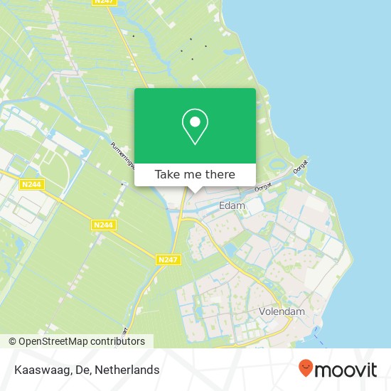 Kaaswaag, De map