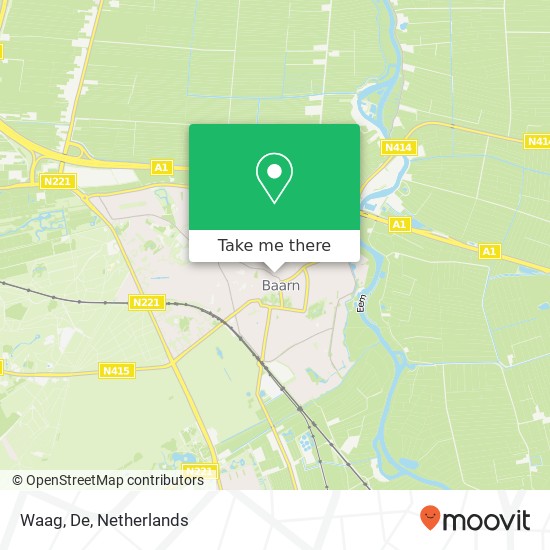 Waag, De map