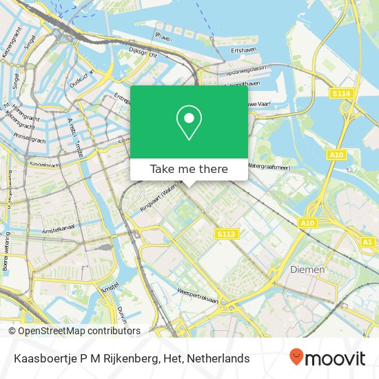 Kaasboertje P M Rijkenberg, Het map