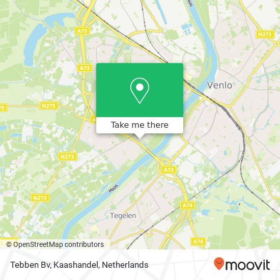 Tebben Bv, Kaashandel map