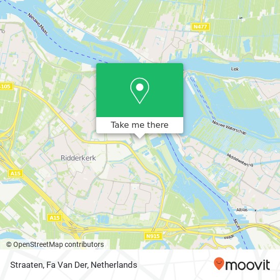 Straaten, Fa Van Der map