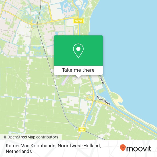Kamer Van Koophandel Noordwest-Holland Karte