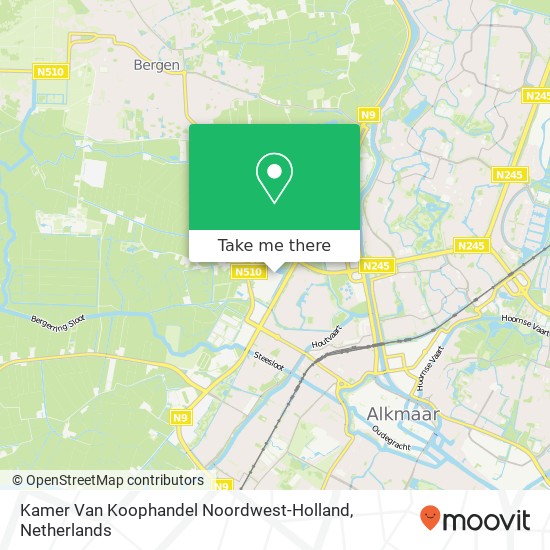 Kamer Van Koophandel Noordwest-Holland map