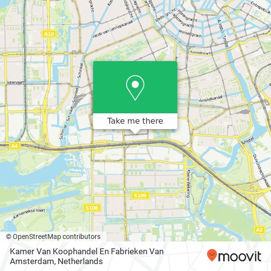 Kamer Van Koophandel En Fabrieken Van Amsterdam map