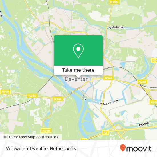 Veluwe En Twenthe map