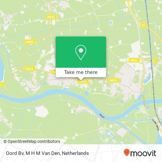 Oord Bv, M H M Van Den map