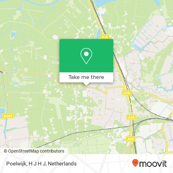 Poelwijk, H J H J map
