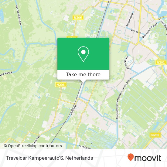 Travelcar Kampeerauto'S map