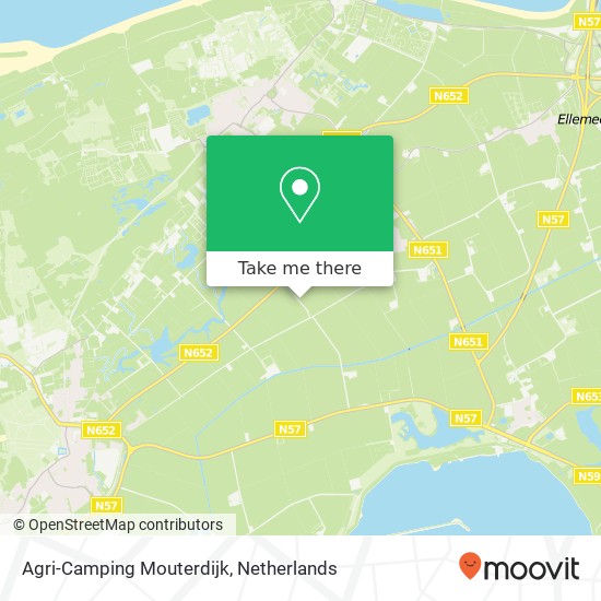 Agri-Camping Mouterdijk Karte