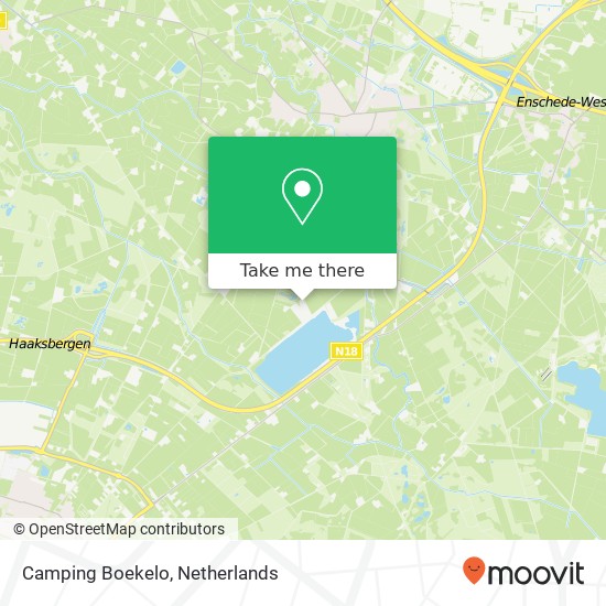 Camping Boekelo map