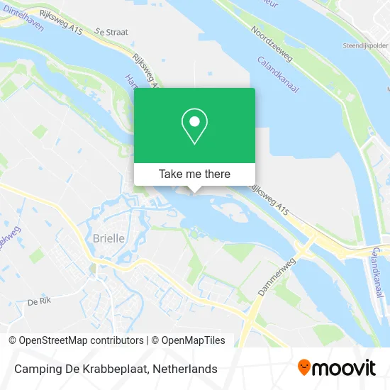 Camping De Krabbeplaat map