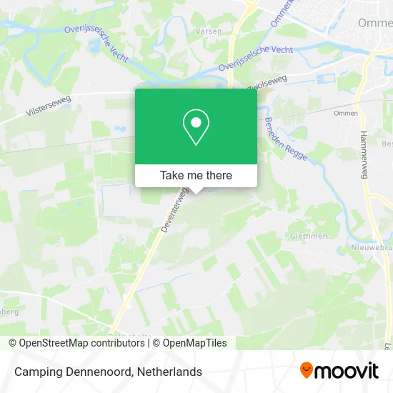 Camping Dennenoord map