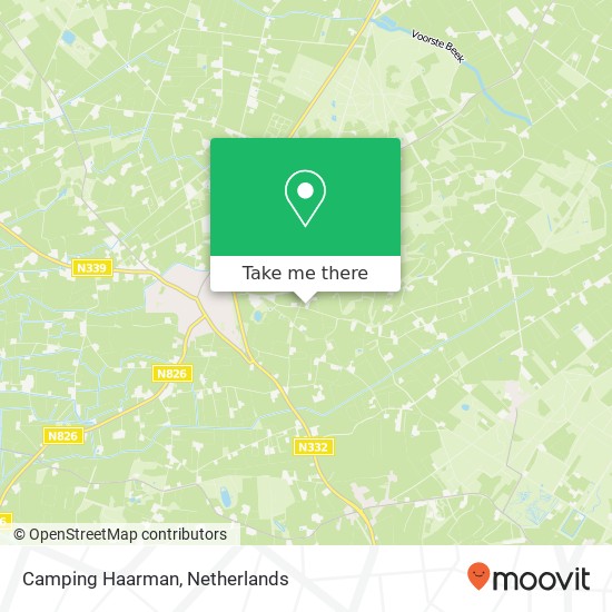 Camping Haarman map