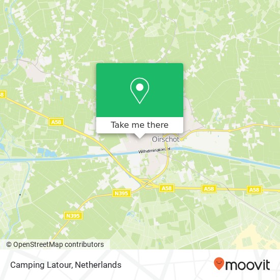 Camping Latour map