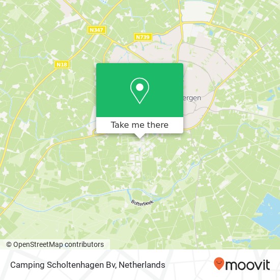 Camping Scholtenhagen Bv map
