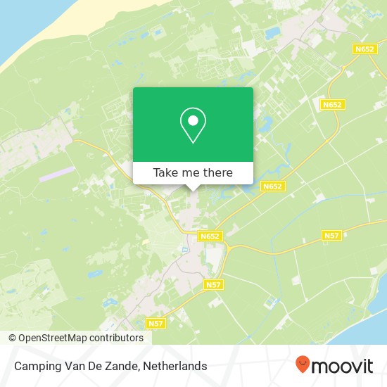 Camping Van De Zande map