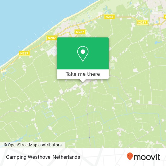 Camping Westhove map