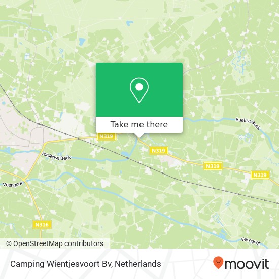 Camping Wientjesvoort Bv Karte