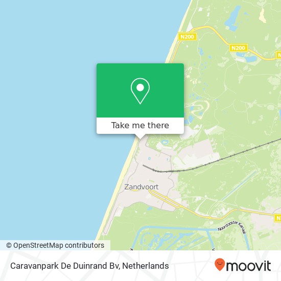 Caravanpark De Duinrand Bv map