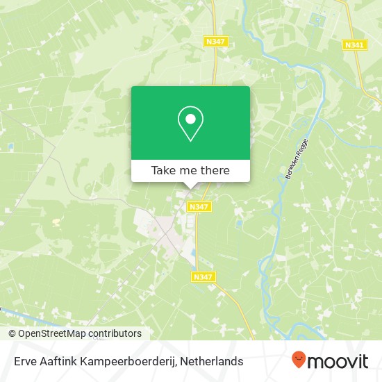 Erve Aaftink Kampeerboerderij map