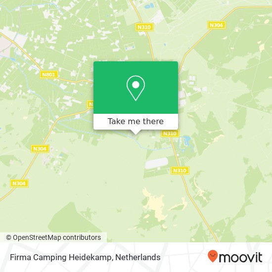 Firma Camping Heidekamp Karte